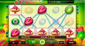 ベラジョンカジノ・ビデオスロット「STICKERS」ゲームイメージ画像