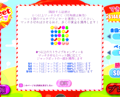 W88.comクラブパラッツオのスロットゲーム「Sweet party」イメージ画像