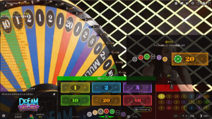 ベラジョンカジノライブカジノ「DreamCatcherMobile」ゲームイメージ画像
